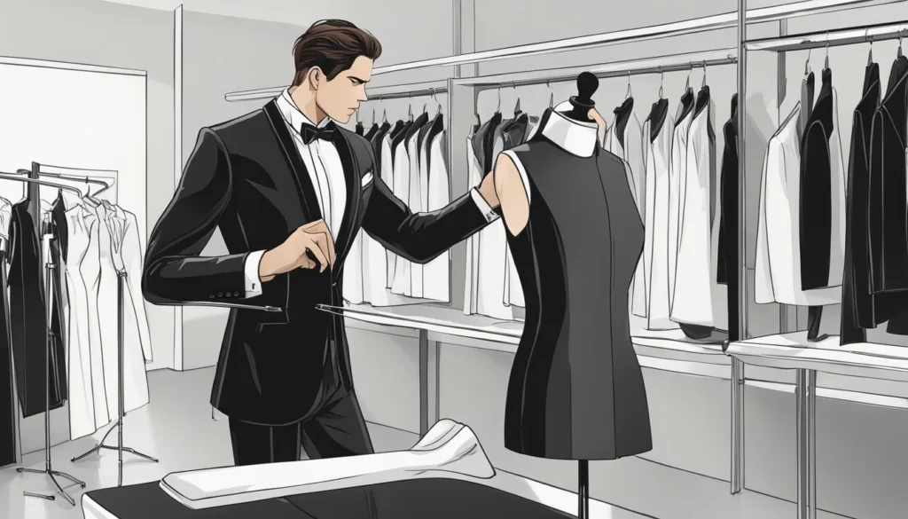 Adjusting tuxedo length in modern fit