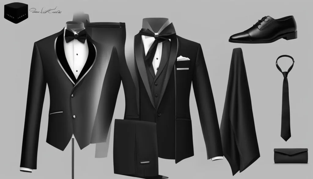 Black tie attire essentials