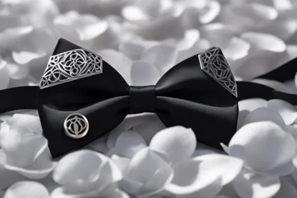 Black tie tuxedo accessories