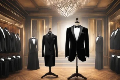 Black tie tuxedo rental options