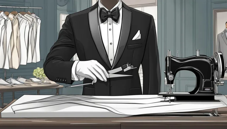 Black tuxedo tailoring services