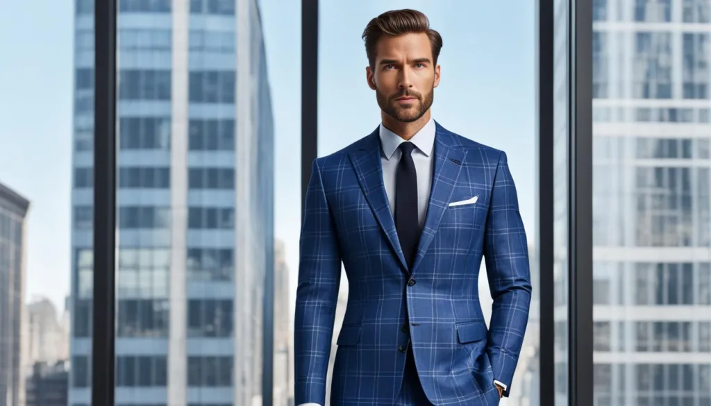 Blue Windowpane Suit Style Guide