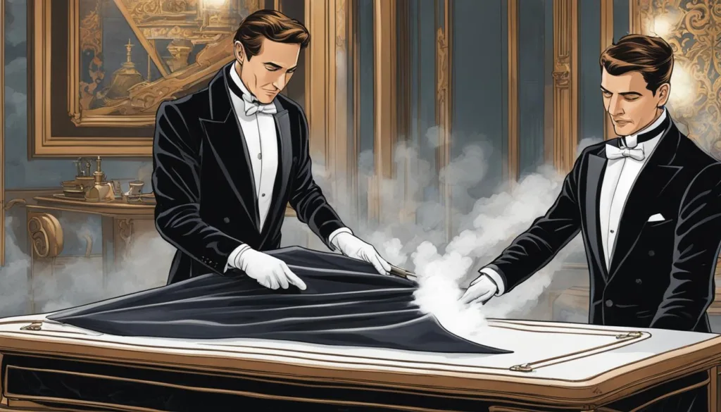 Careful Ironing of Velvet Tuxedos