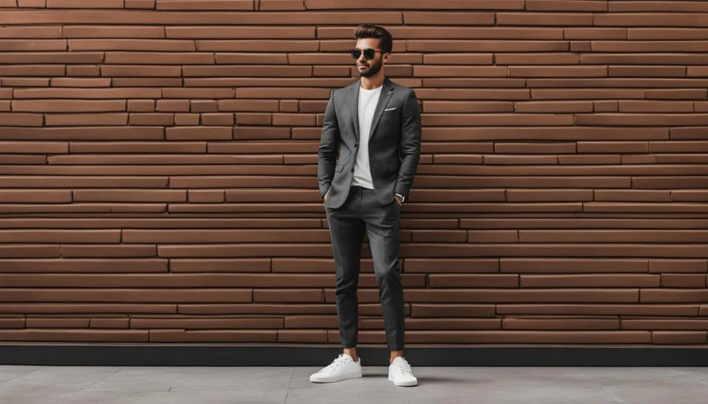 Casual Charcoal Suit Accessorizing Tips