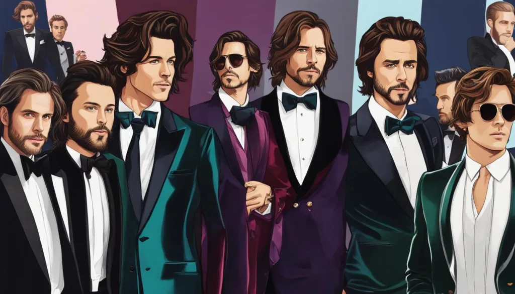 Celebrity impact on velvet tuxedo styles