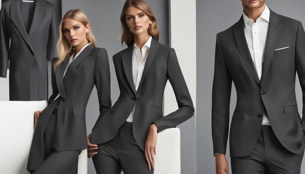 Charcoal Suit Jacket Style