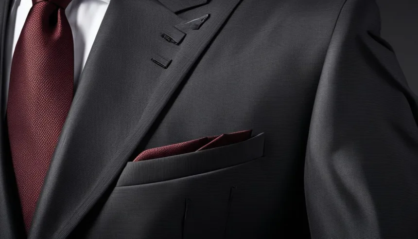 Charcoal suit for business meetings