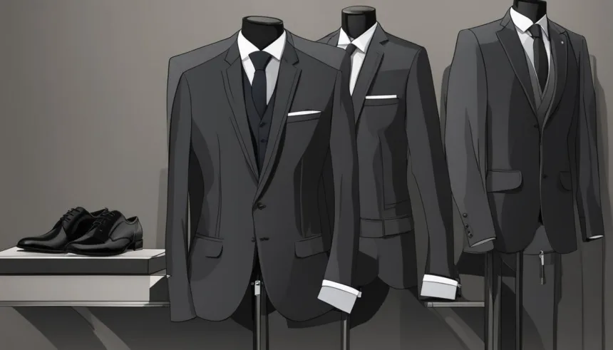 Charcoal suit style guides