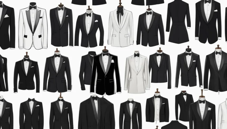 Classic black tie tuxedo styles