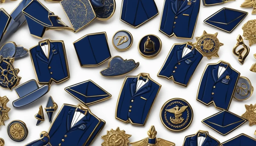 Contemporary Lapel Pin Trends for Navy Suits