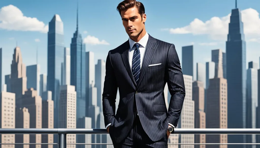 Contemporary Pinstripe Suit Trends