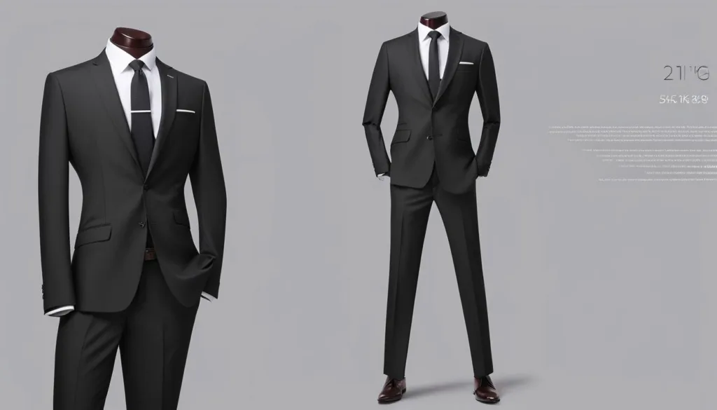 Contemporary Slim Fit Charcoal Suit Trends