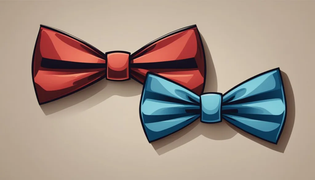 Contemporary bow tie styles