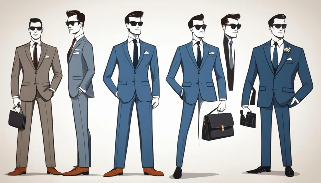 Coordinating Attire Elements for a Windowpane Suit