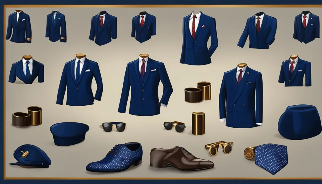 Coordinating Cufflinks with Navy Business Suits