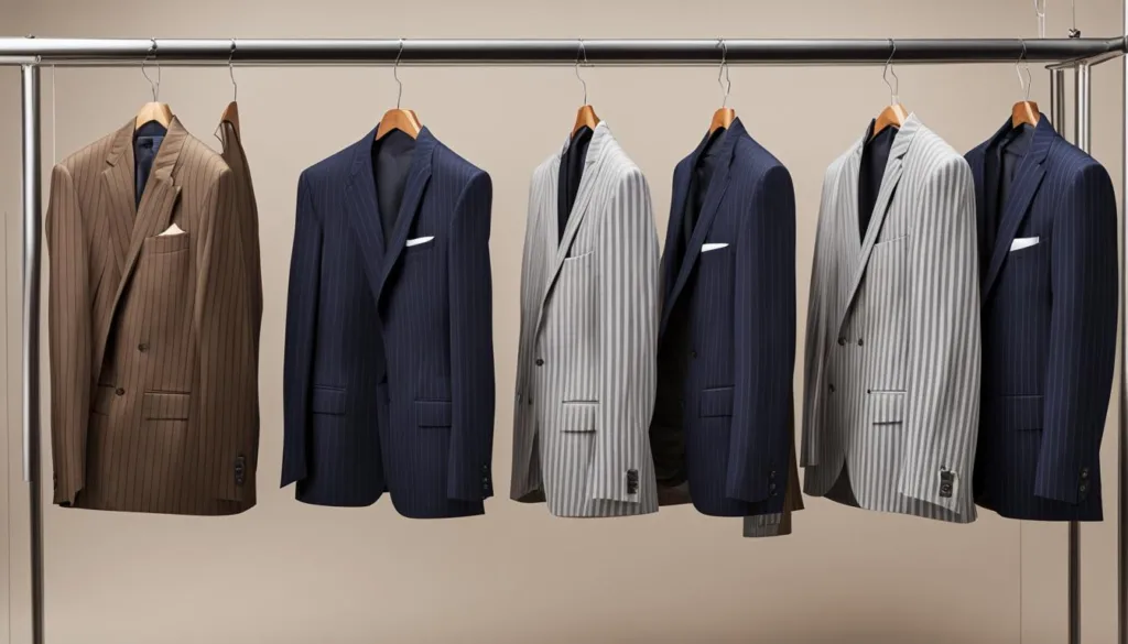 Coordinating Pinstripe Suits