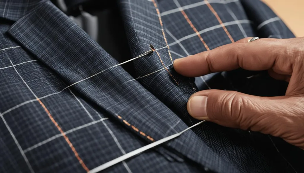 Craftsmanship in Windowpane Check Suits