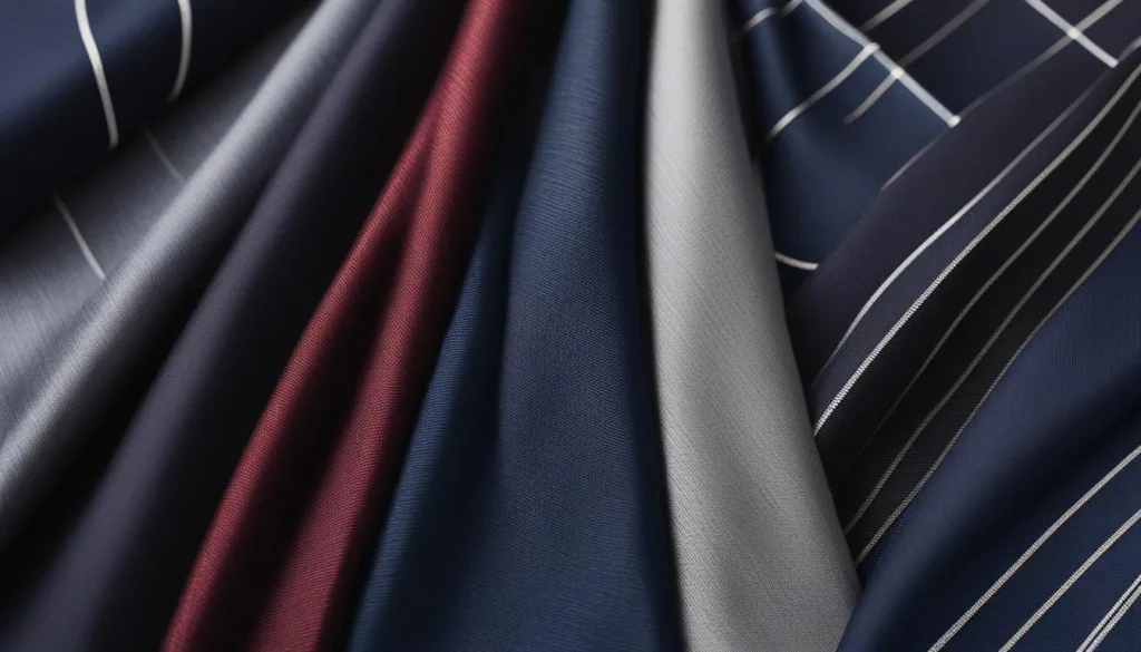 Dark Navy Suit Fabric Selection