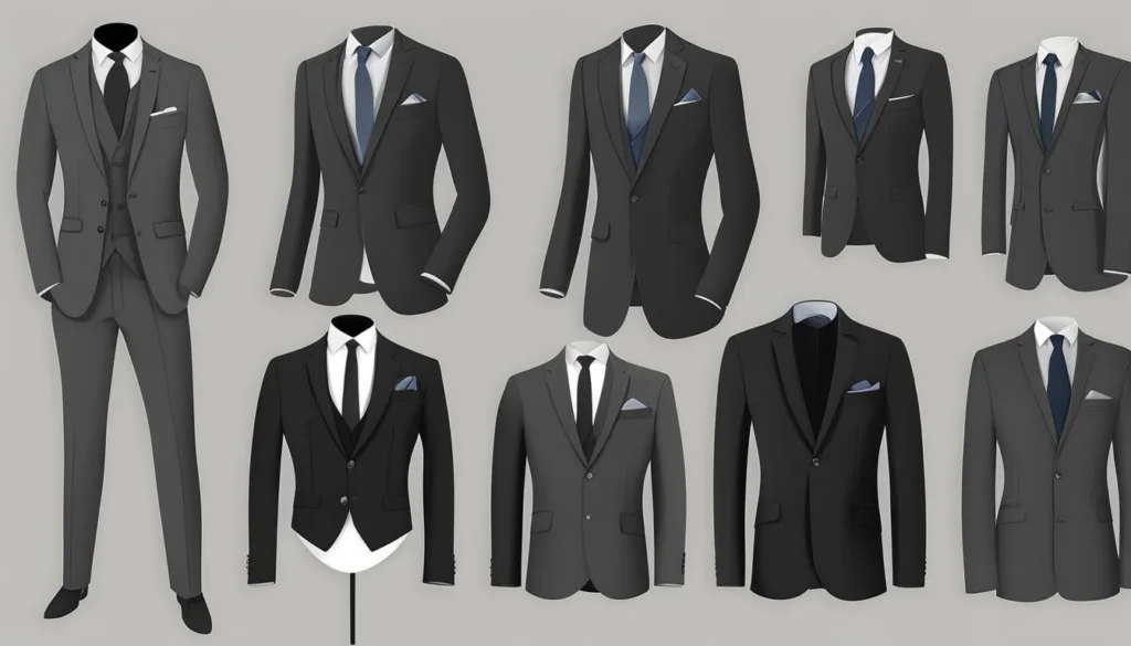 Different Styles of Charcoal Suit Jackets