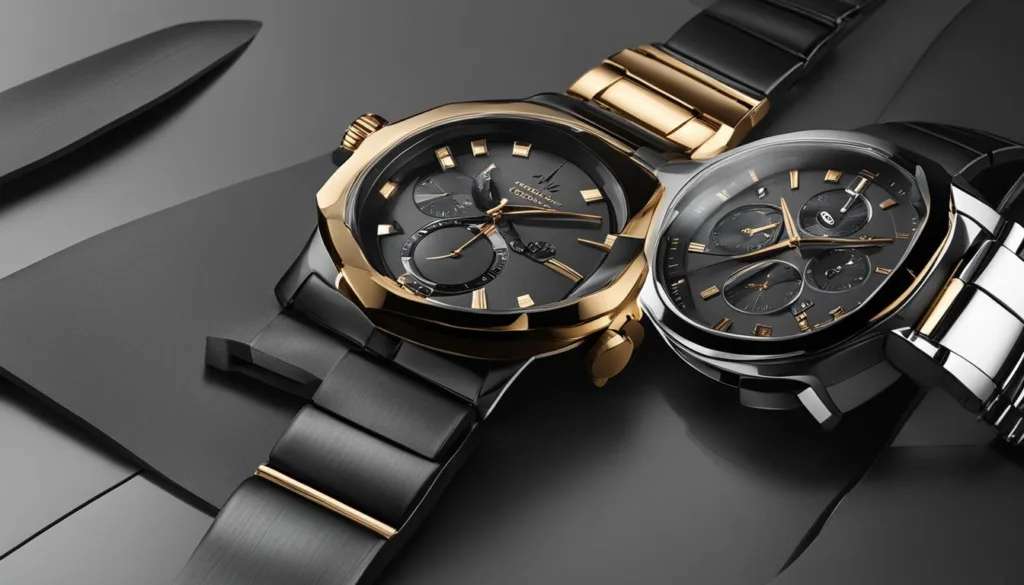 Elegant Watch Designs for Charcoal Suits