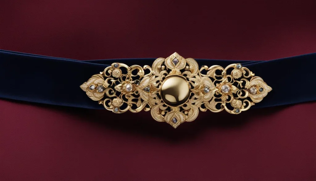 Elegant belts for velvet formal wear
