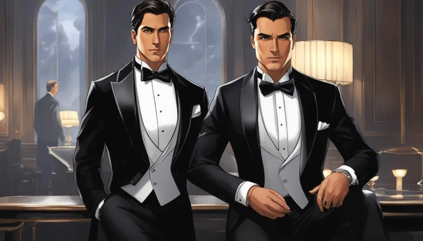Elegant black tie event styles