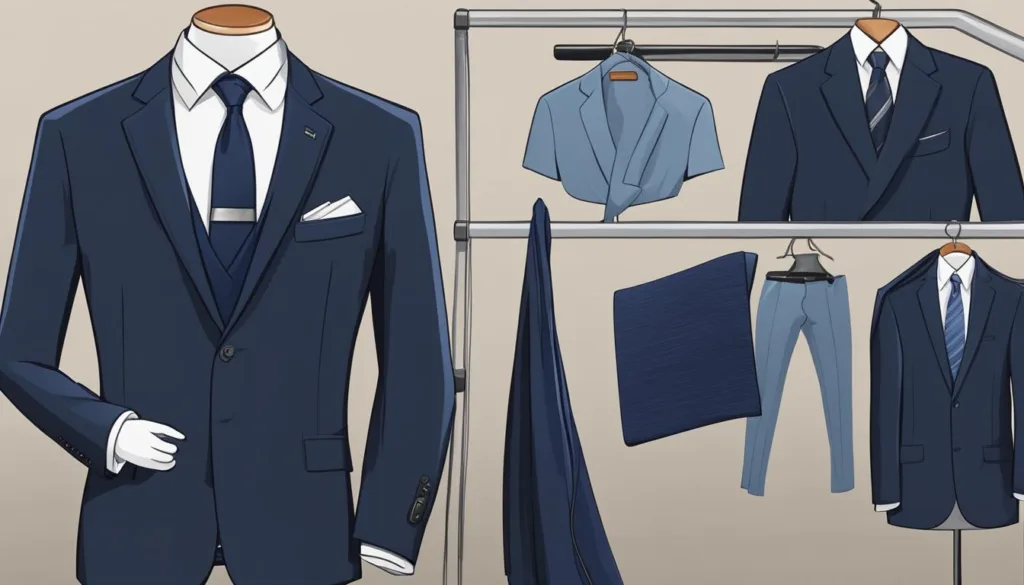 Expert tips for a wrinkle-free navy business suit