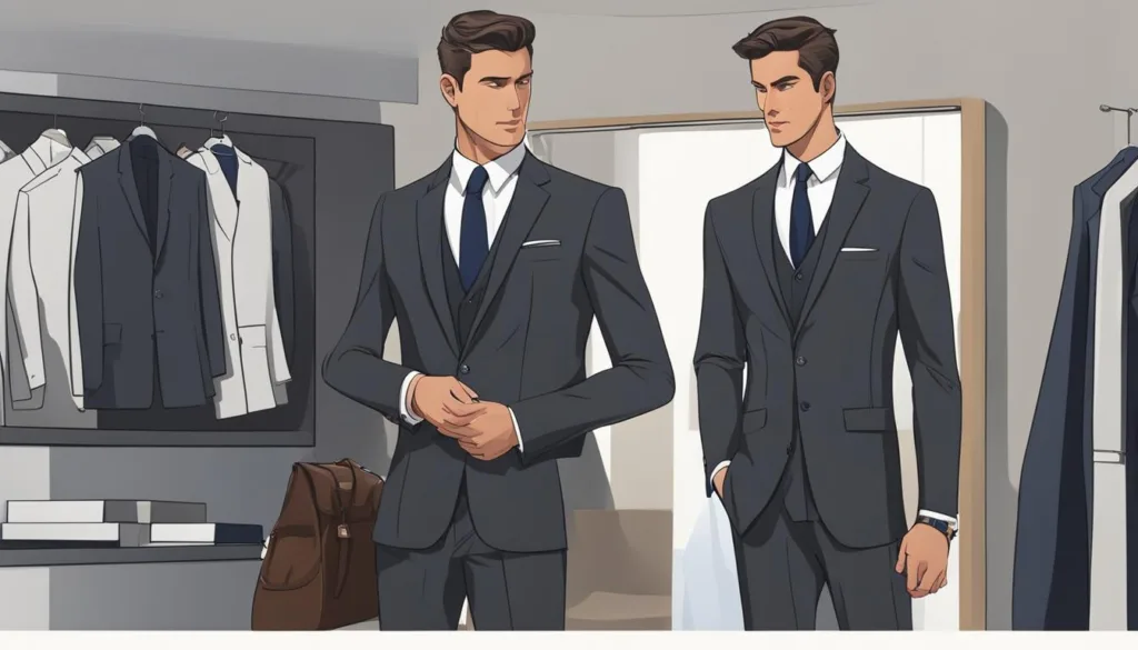 Fashion rules for charcoal suits