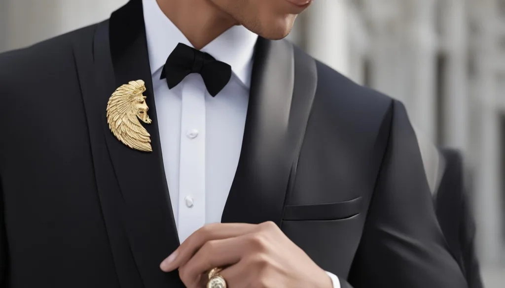 Fashionable Tuxedo Details
