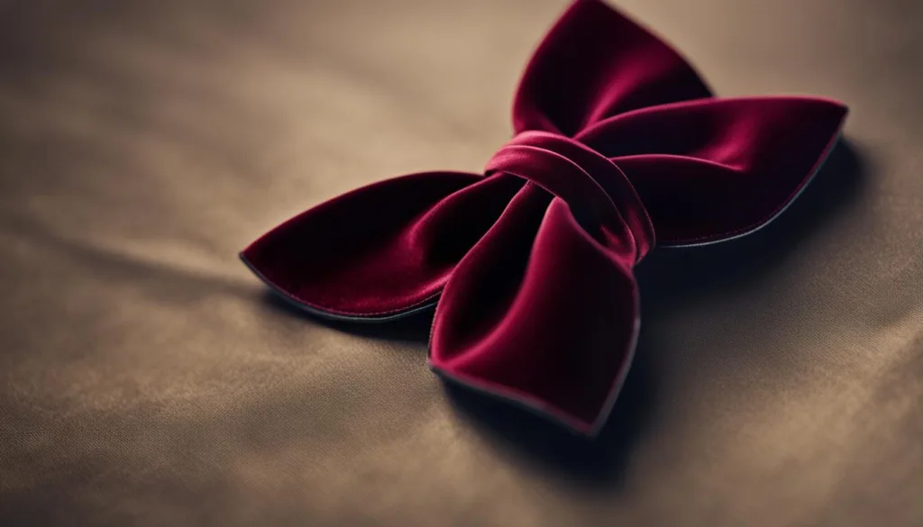 Handmade velvet bow ties