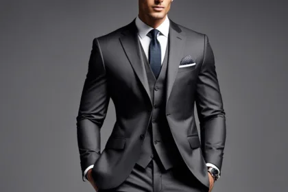 Latest trends in charcoal suits