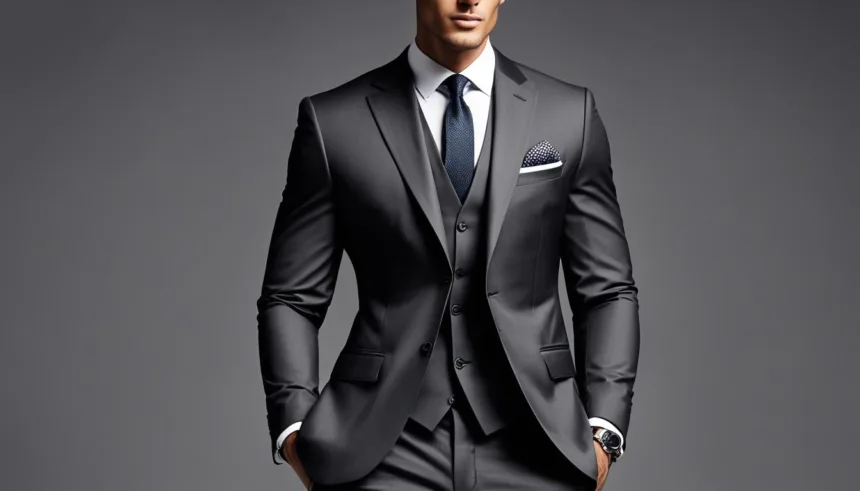 Latest trends in charcoal suits