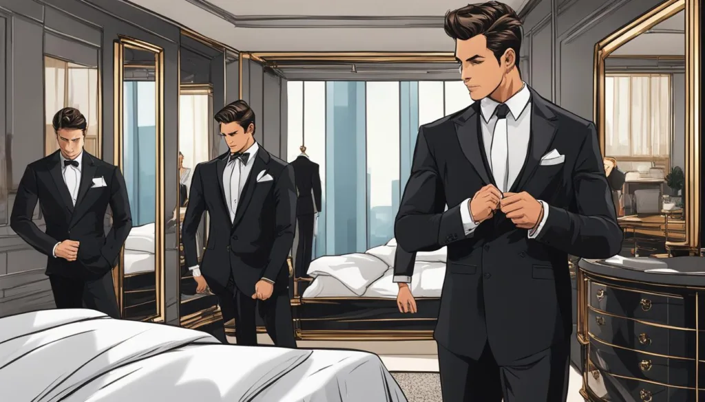 Men's formal dressing