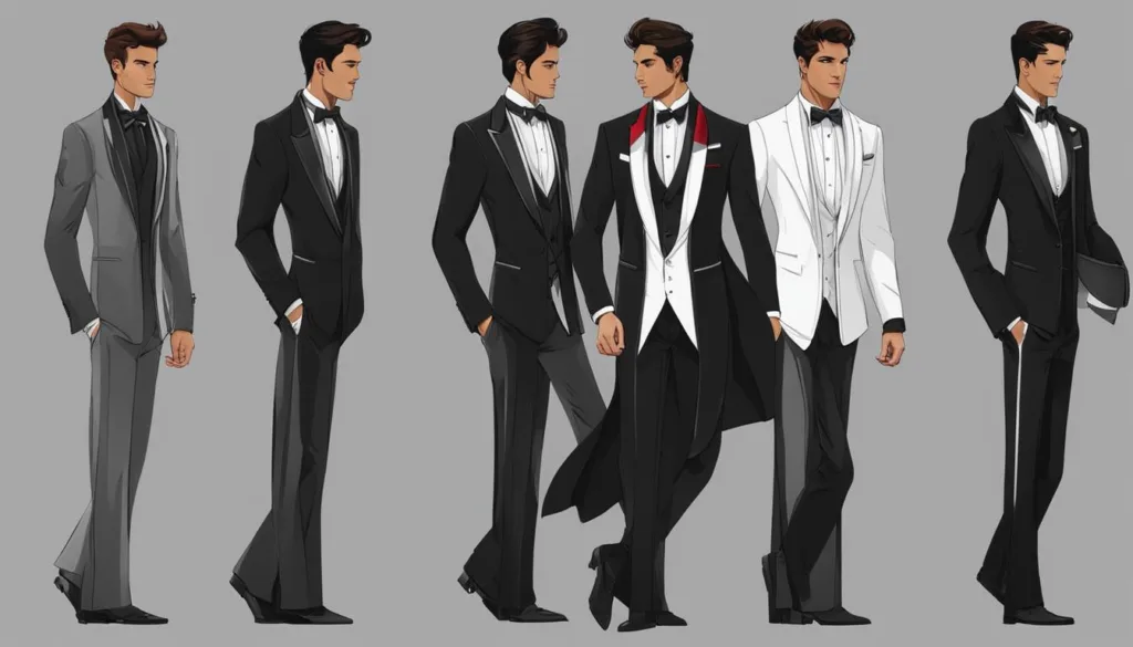 Modern Tuxedo Coat with Notable Features