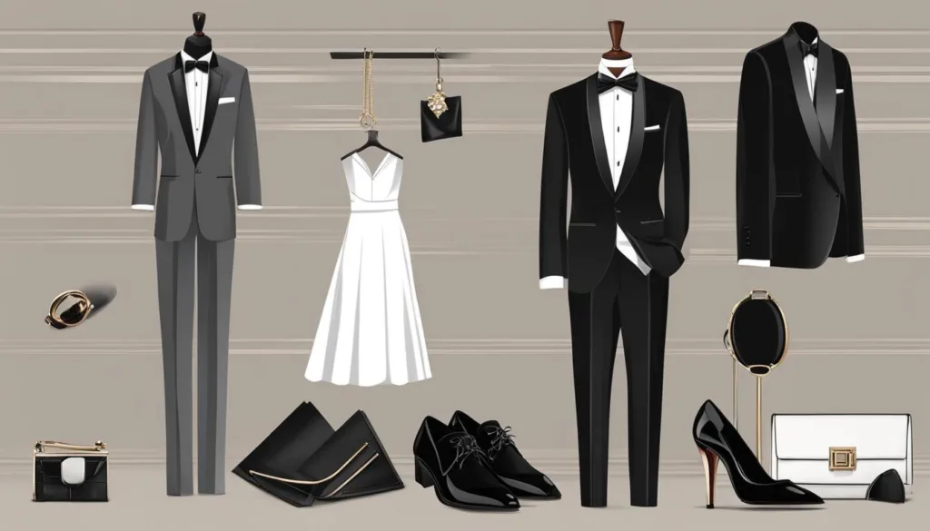 Modern fit tuxedo accessories for prom