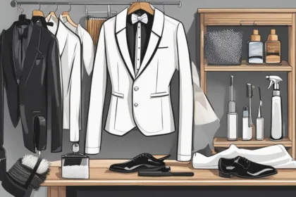 Modern fit tuxedo cleaning tips