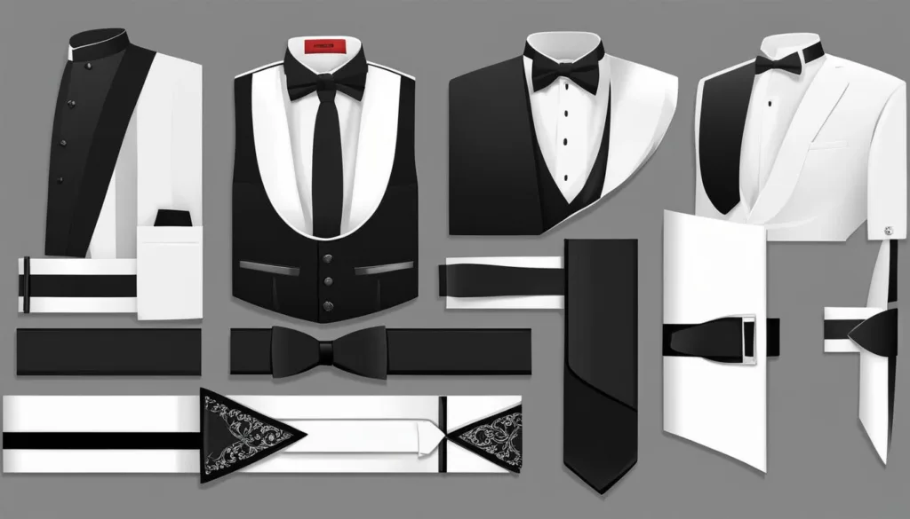 Modern fit tuxedo cummerbund styles