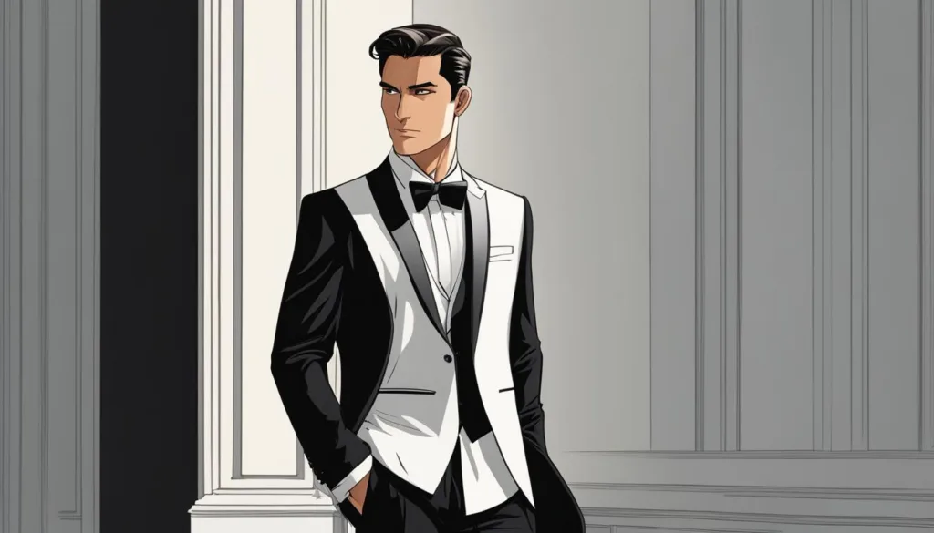 Modern fit tuxedo for prom