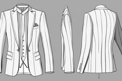 Modern fit tuxedo jacket designs