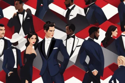 Modern fit tuxedo red carpet looks