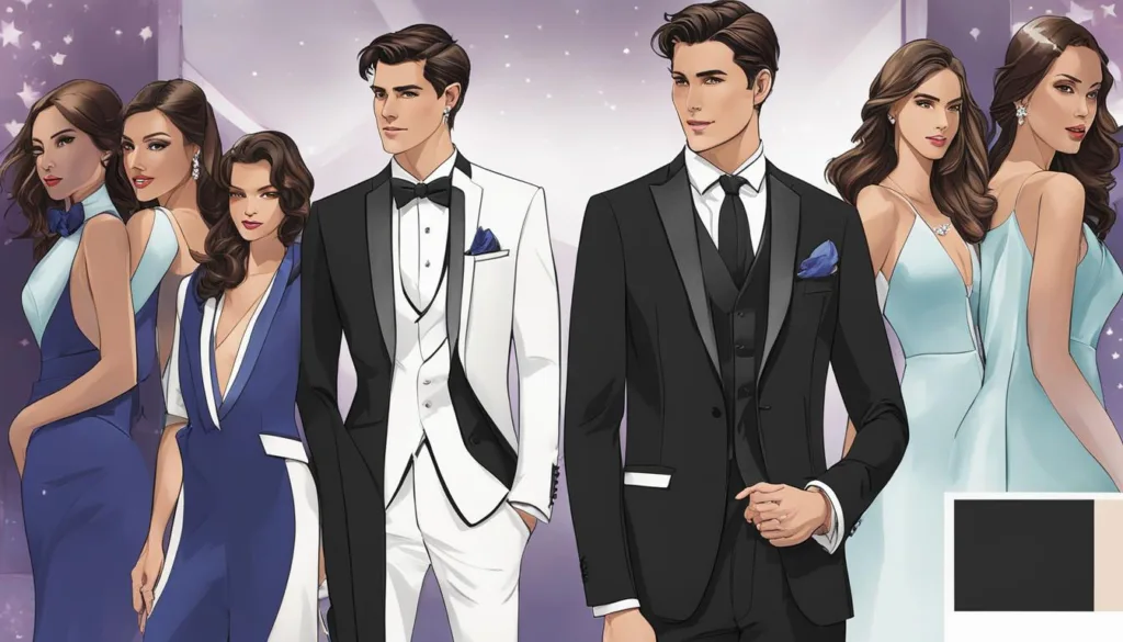 Modern fit tuxedo trends for prom
