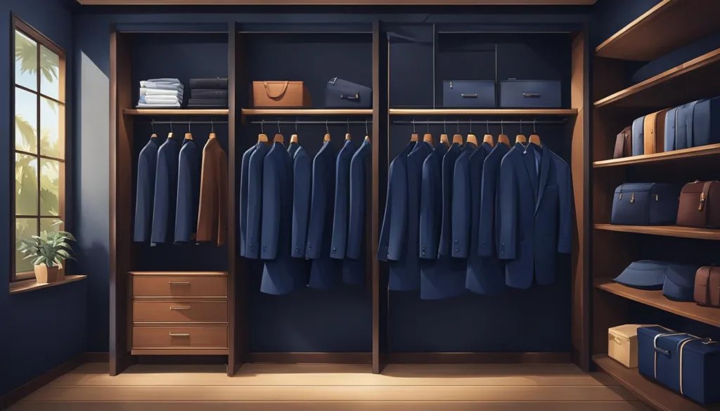 Navy Suit Wardrobe Essentials for Men
