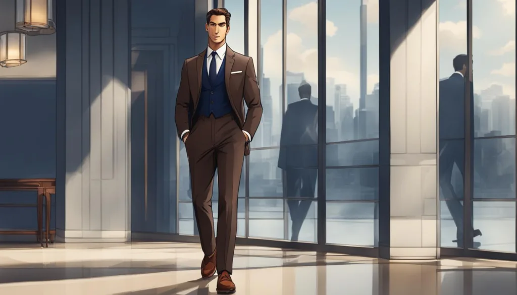 Navy Suit and Brown Shoe Combinations