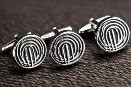 Pinstripe suit cufflinks selections