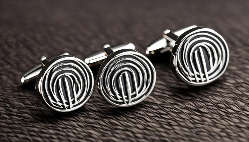 Pinstripe suit cufflinks selections