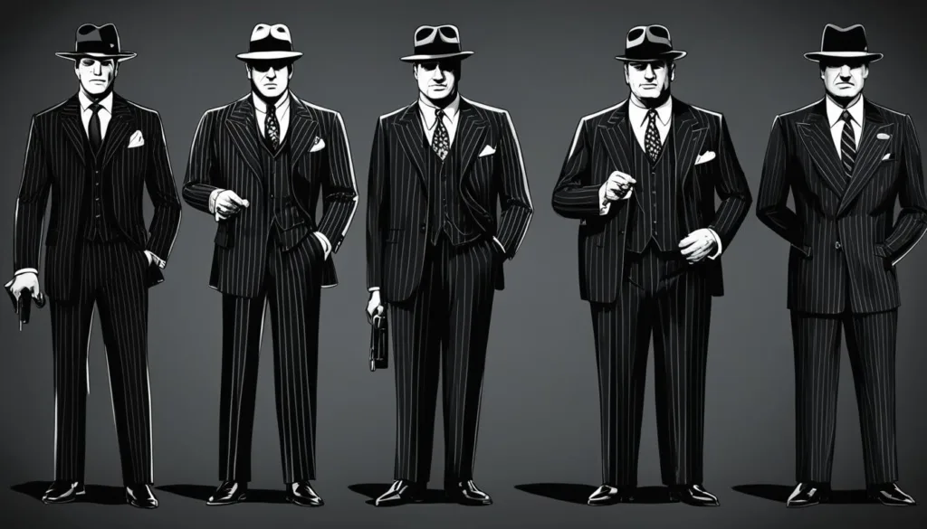 Pinstripe suit fashion evolution