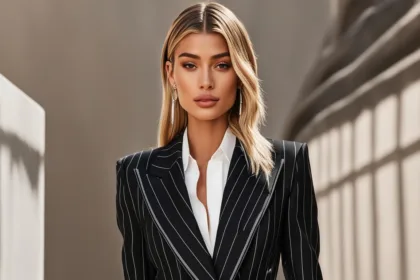 Pinstripe suit influencer picks