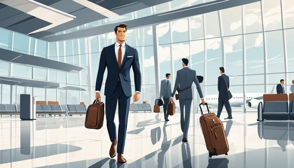 Practical pinstripe suit styles for traveling