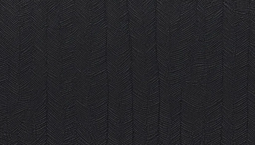 Preserving the texture of charcoal suit fabrics