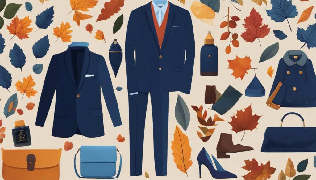 Seasonal Colors in Navy Business Suits